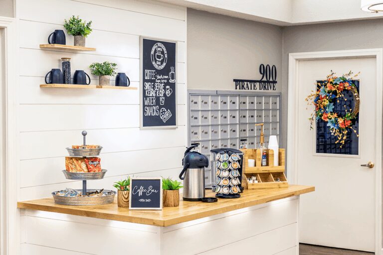 A common kitchen area