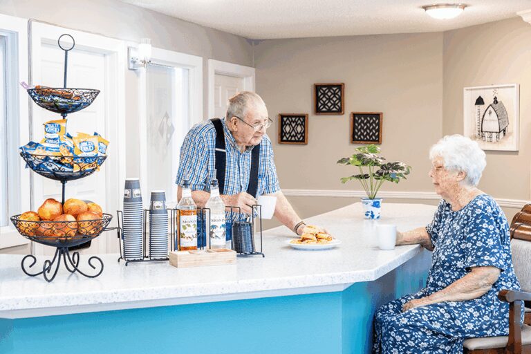 The Courtyard at Tiffin common kitchen area