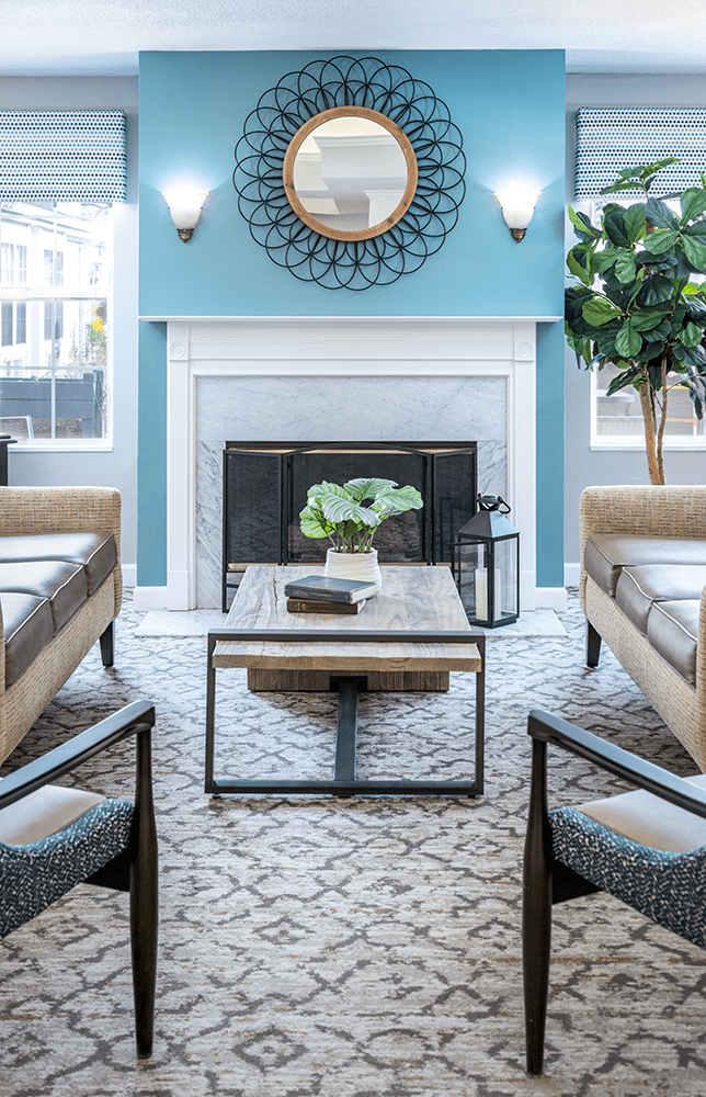 The Courtyard at Troy gathering space